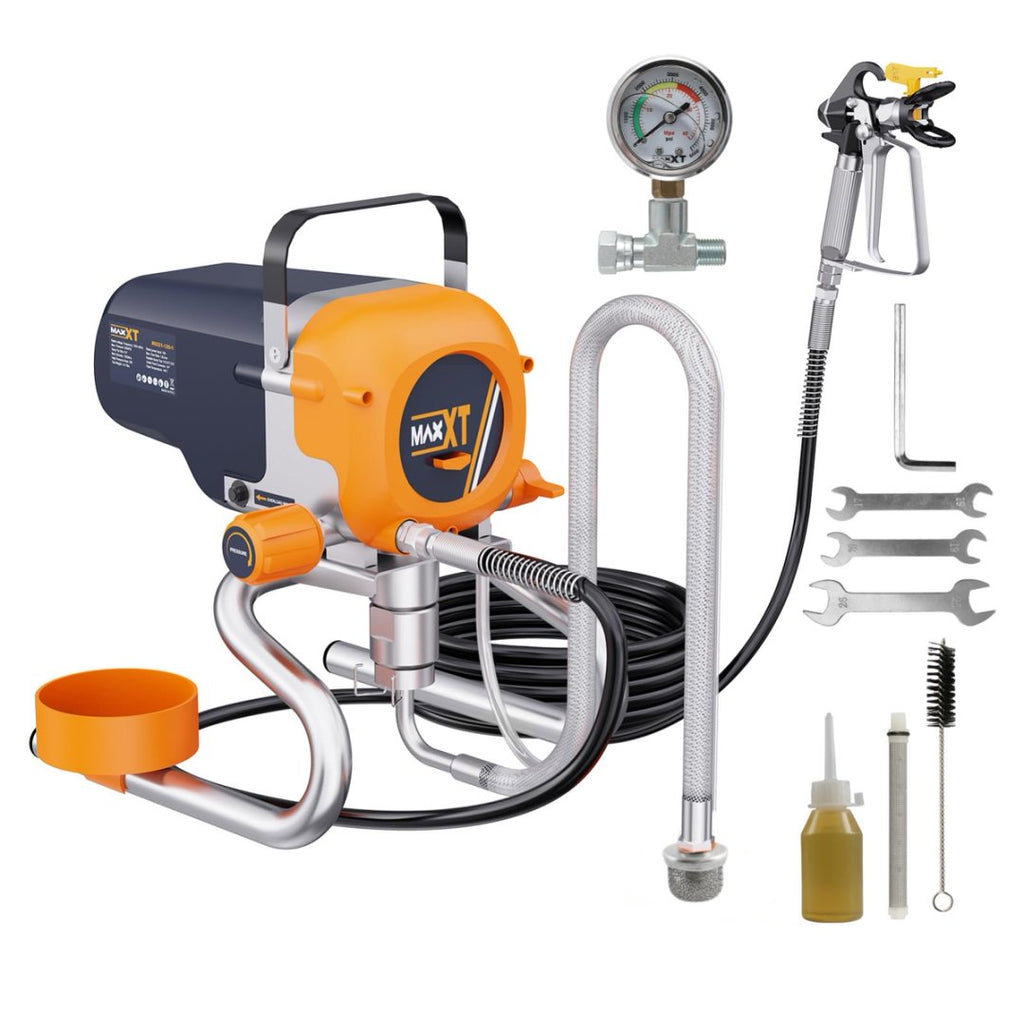Airless Paint Sprayers, 3300PSI Motorized Paint Sprayer With Stand, High Efficiency Spray Paint Machine For Home, Outdoor DIY Handyman Shed Garage House Painting Deck Shed Fence Furniture