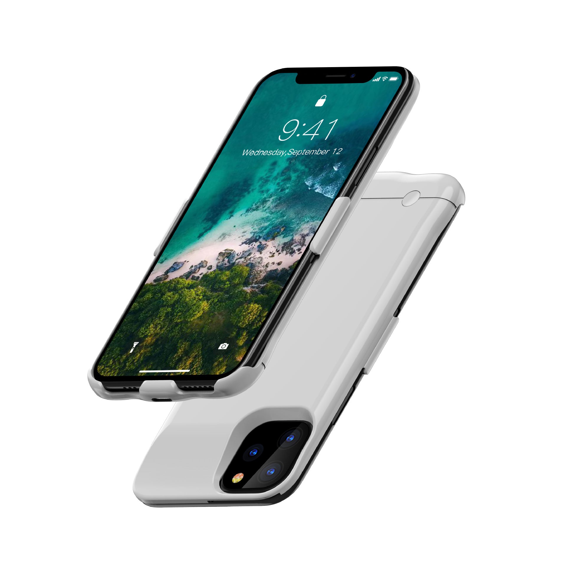 New wireless power bank without chin clip back clip