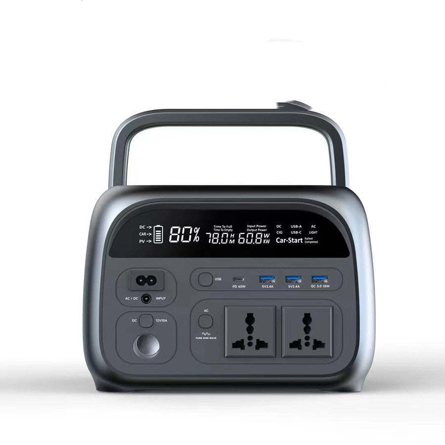 400W Outdoor Energy Storage Power Supply Self-driving Travel Lithium Iron Phosphate Large Capacity Emergency Battery