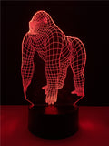Cross-border 3D Desk Lamp For Orangutan Series
