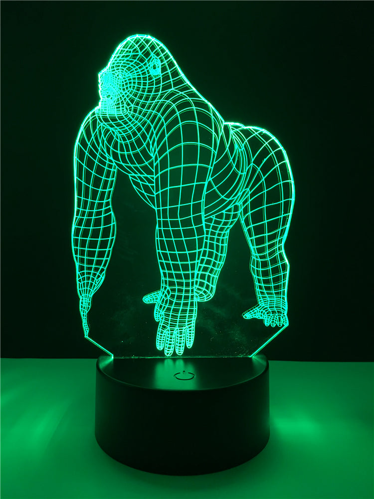 Cross-border 3D Desk Lamp For Orangutan Series