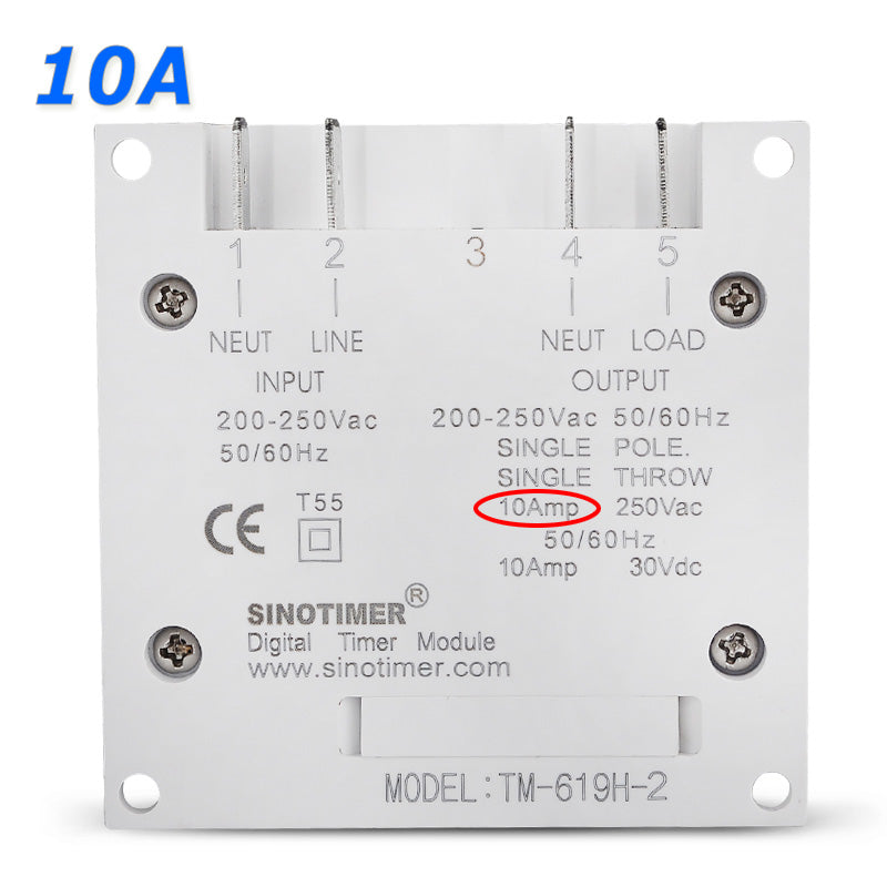 TM-619H-2 30A 230V AC 7 Days Weekly Programmable Time