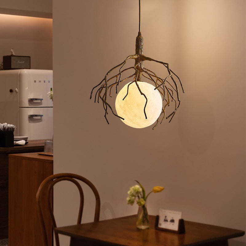 Creative Personality Clothing Store Tea Art Window Chandelier