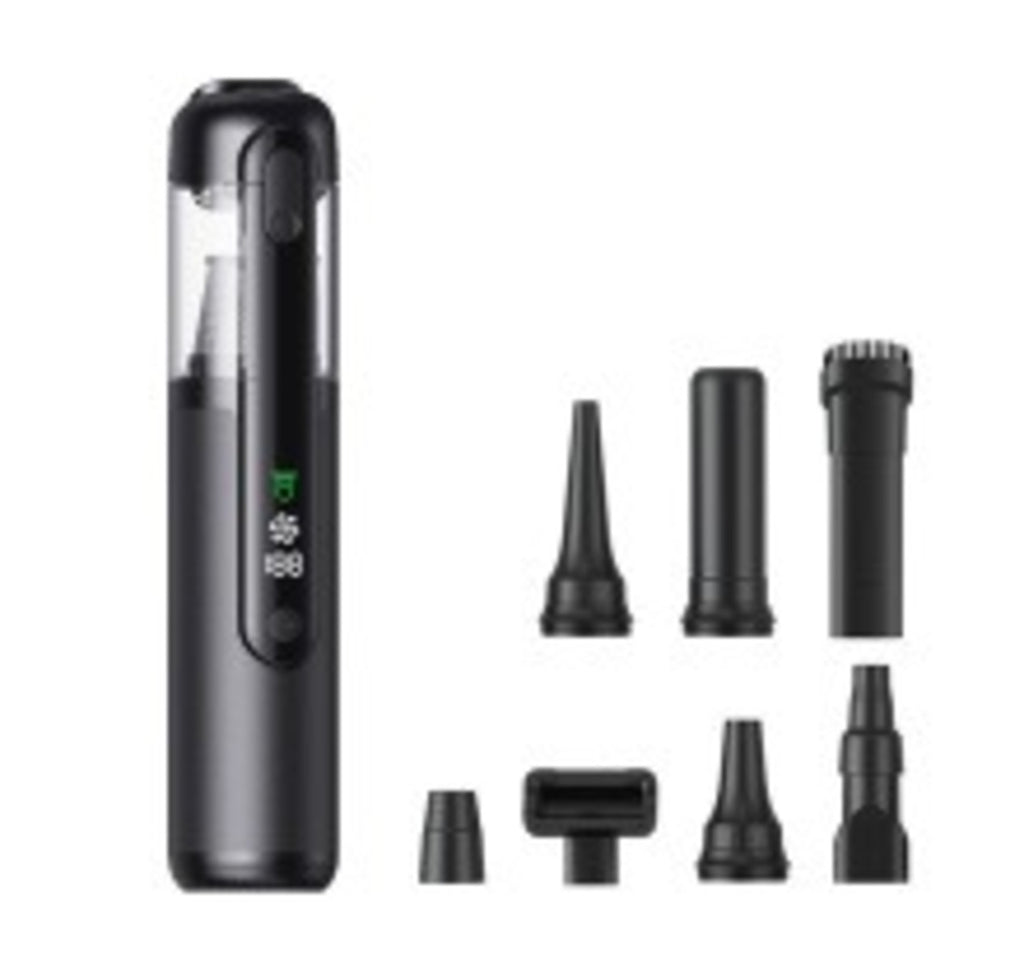 Green Light Dust-Detecting Handheld Car Vacuum Cleaner Wireless High-Suction Compact Portable Car Vacuum Cleaner For Vehicles