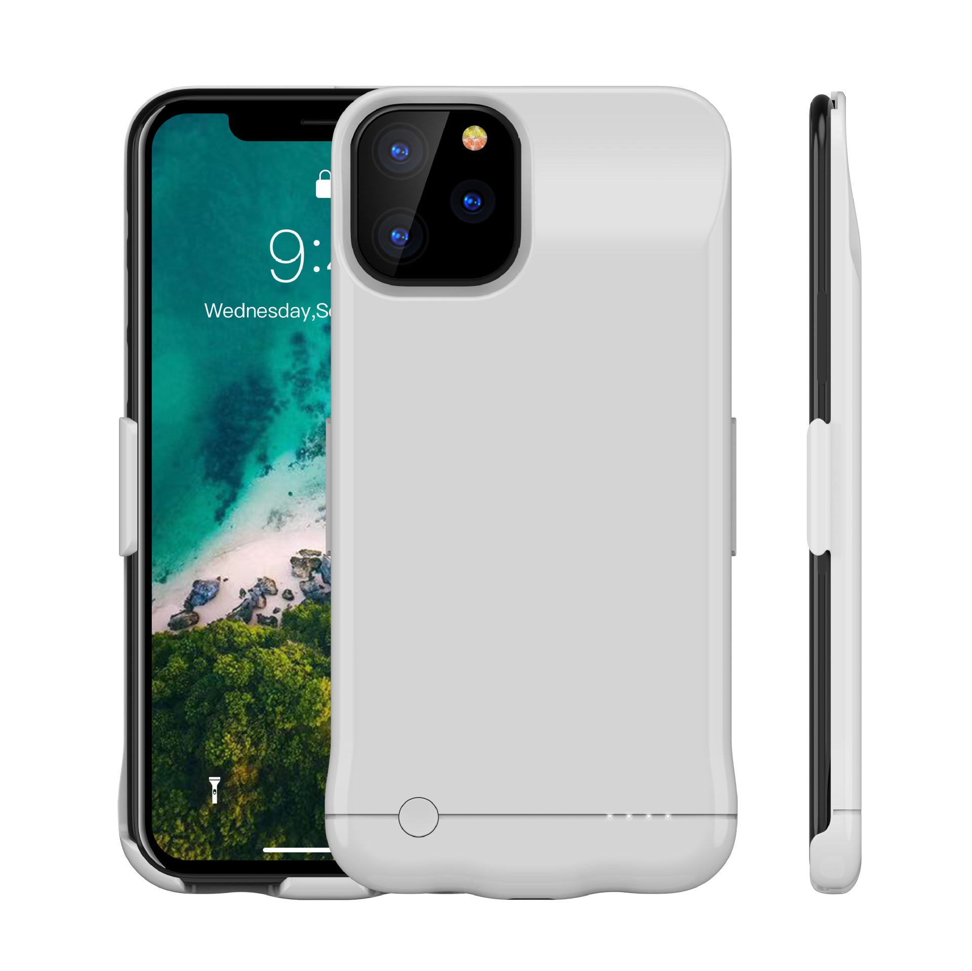 New wireless power bank without chin clip back clip