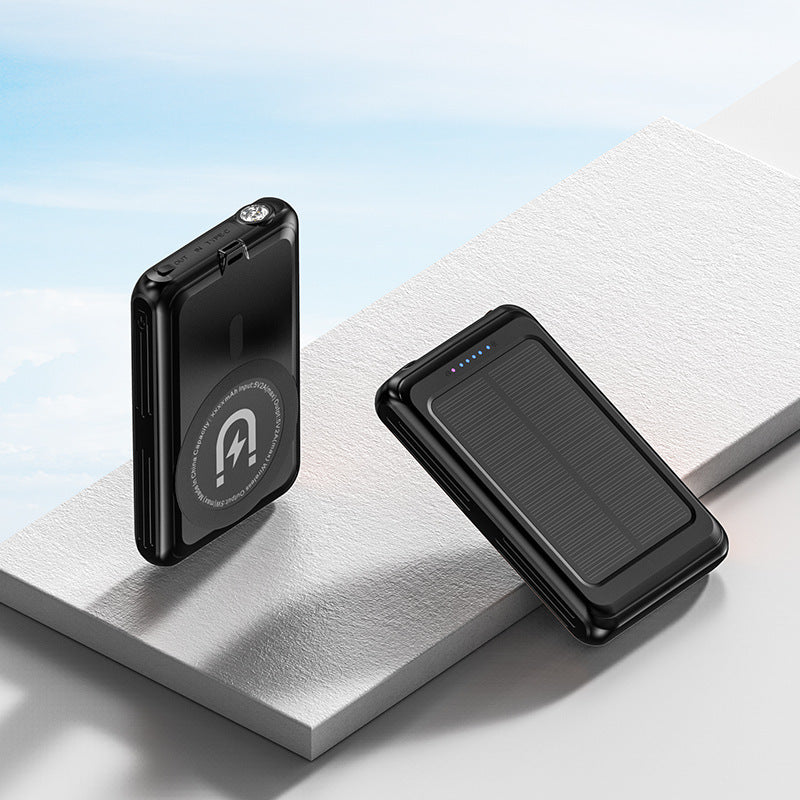 5000 MA Magnetic Solar Charging Unit