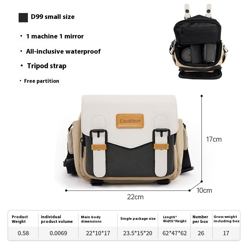 Japanese One Shoulder Camera Bag Multi-functional Leisure