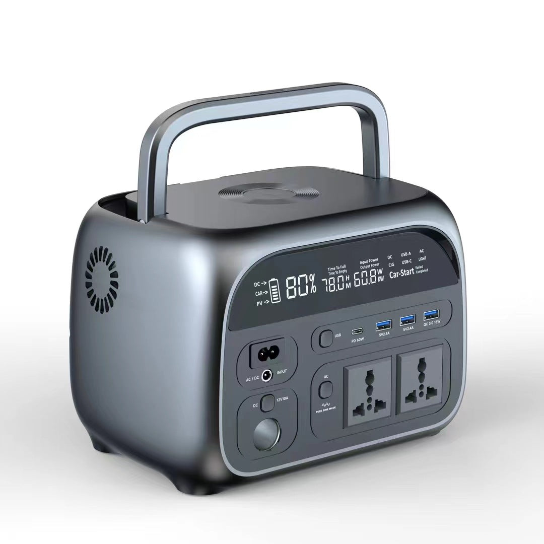 400W Outdoor Energy Storage Power Supply Self-driving Travel Lithium Iron Phosphate Large Capacity Emergency Battery