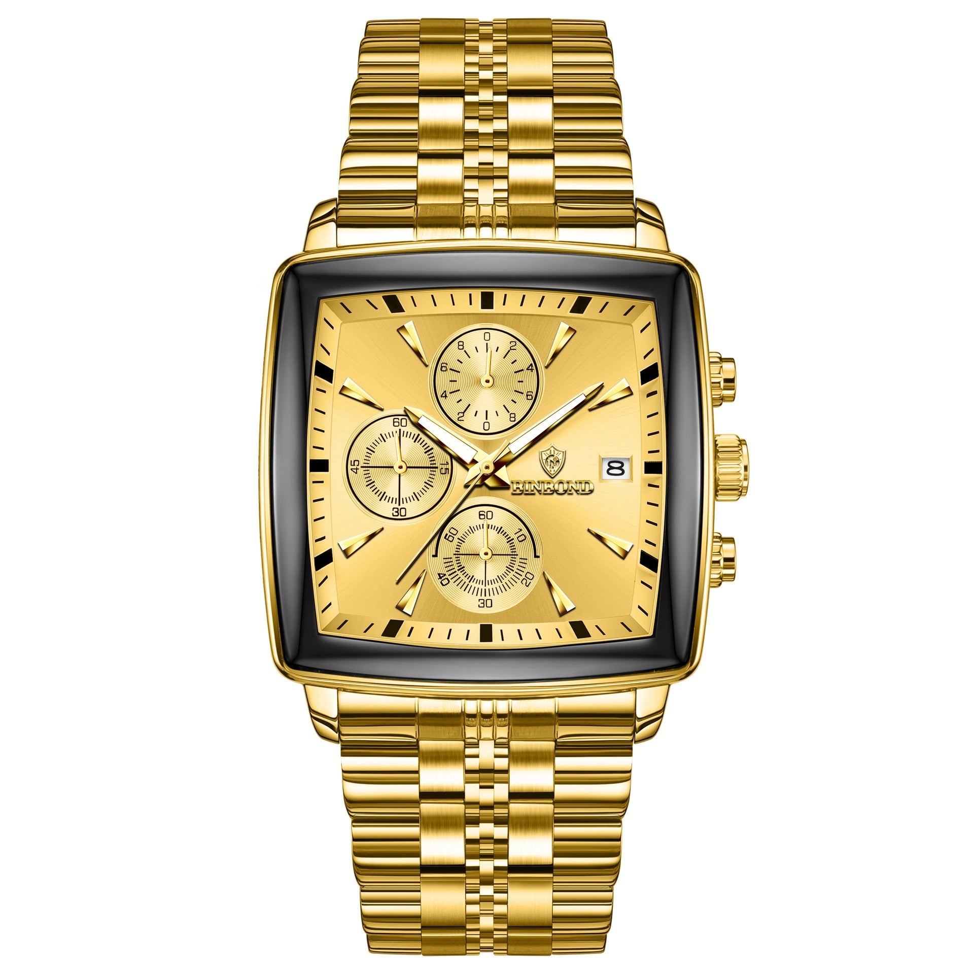 Men's Multi-functional Timing Luminous Waterproof Quartz Watch