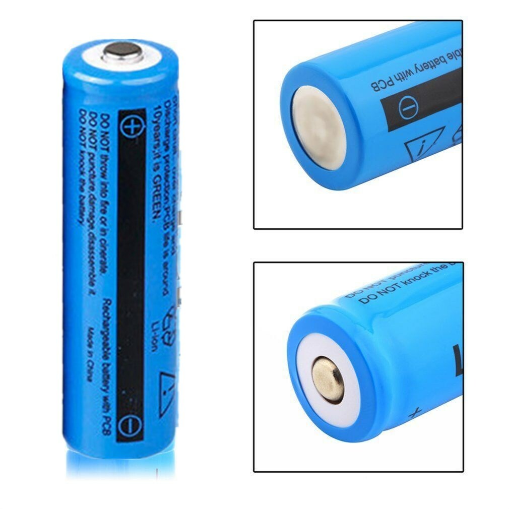 50&100pcs  Battery 3.7V Rechargerable Li-ion 3000mAh 18650 Batteries For Torch Flashlight Laser Headlamp
