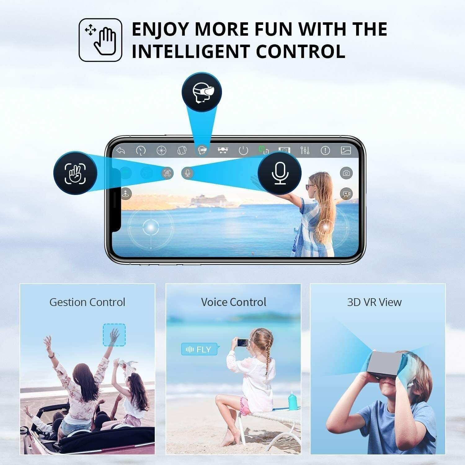 4DRC V13 RC Drone 6K HD Dual Camera WiFi FPV Foldable Quadcopter Camera Drone ,2 Battery.Logistics Is Randomly Sent By UPS,USPS,FEDEX
