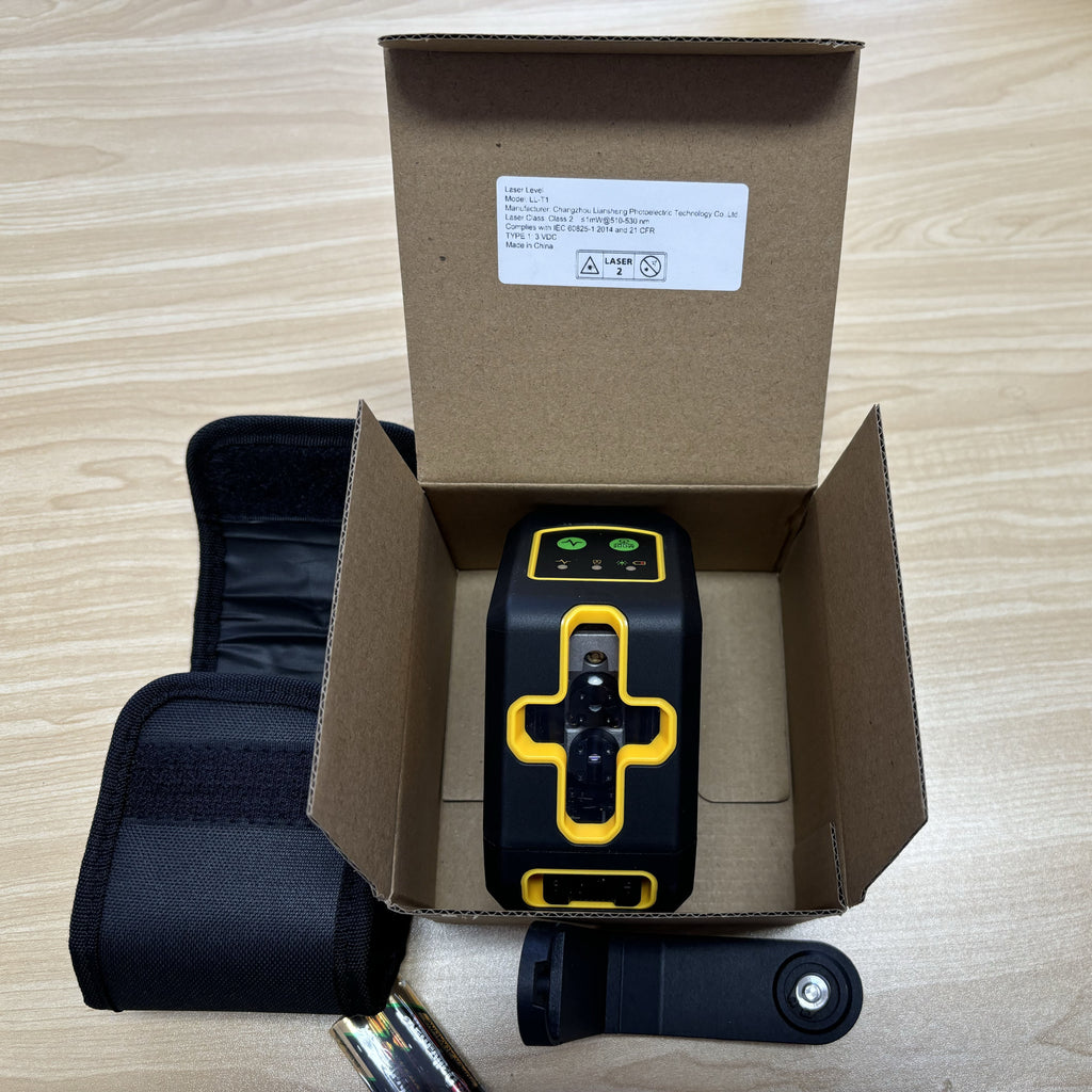 Laser Level, 100Ft Self Leveling Cross Line Lasers, Green Beam Leveler Tool, With Self-leveling, Manual, Pulse Mode, Lazer Level With 360 Degree Magnetic Base And Battery