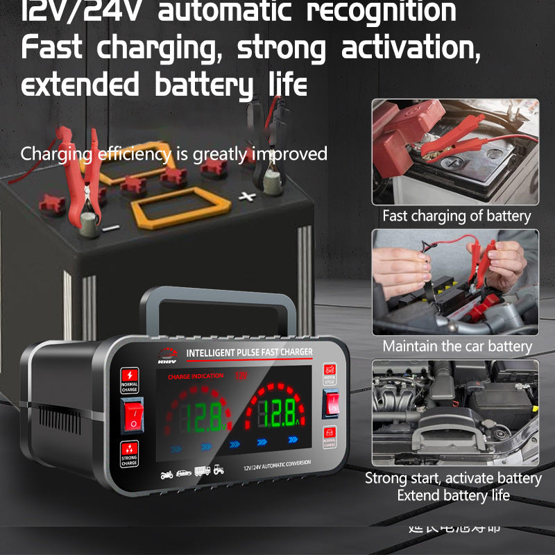 Full-automatic Intelligence Of Motorcycle Car Charger