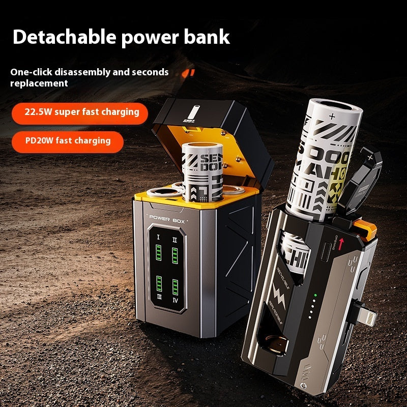 Fast Charge Capsule Replacement Power Bank Small Portable Power Source