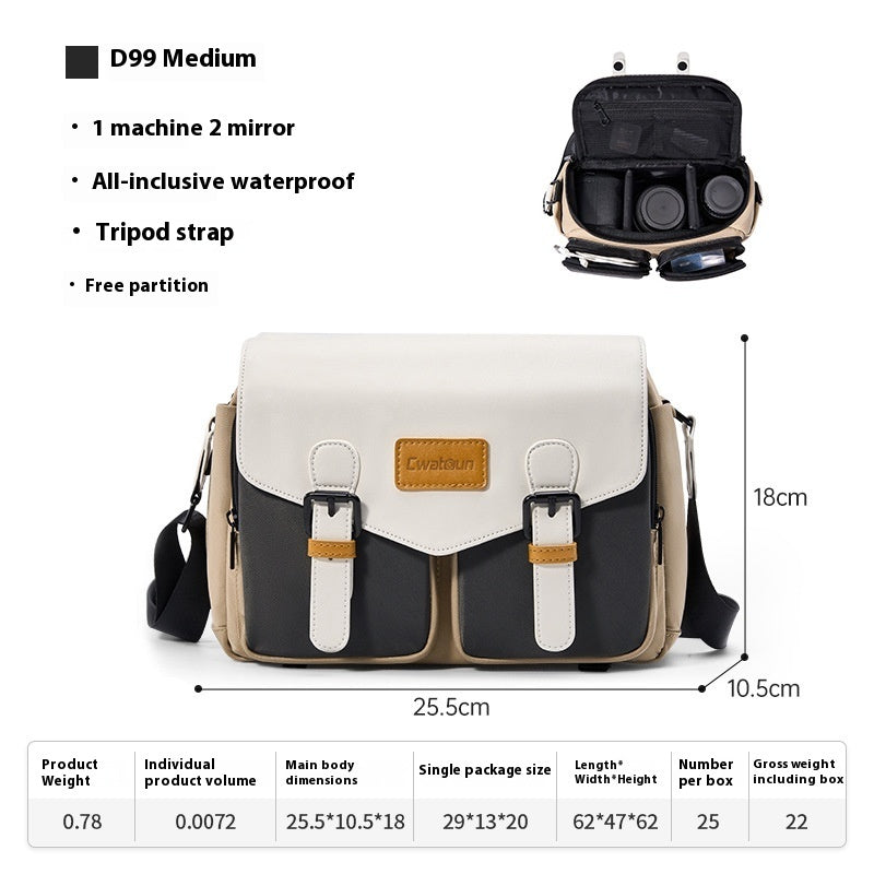 Japanese One Shoulder Camera Bag Multi-functional Leisure