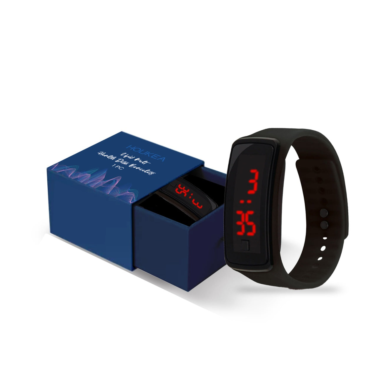 Houkea Fashion Sports Watch Versatile And Fashionable Outdoor Fitness Sports Convenient Watch For Daily Time Management