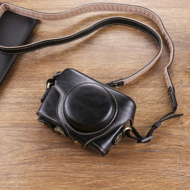 Camera Bag Black Card Protective Leather Case