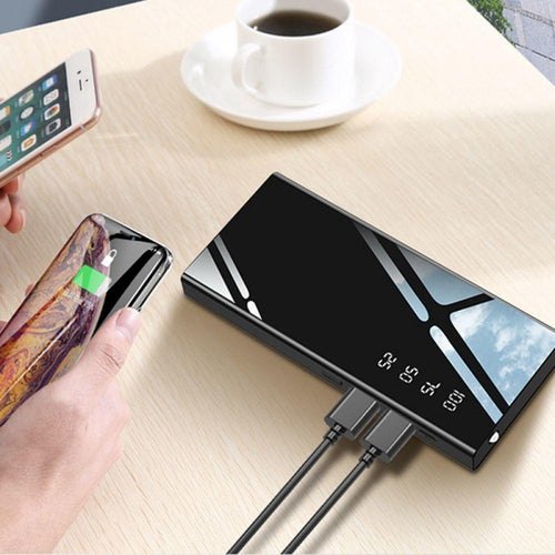 20000mAh LCD Power Bank – External Battery Pack with LCD Display & Fast Charging