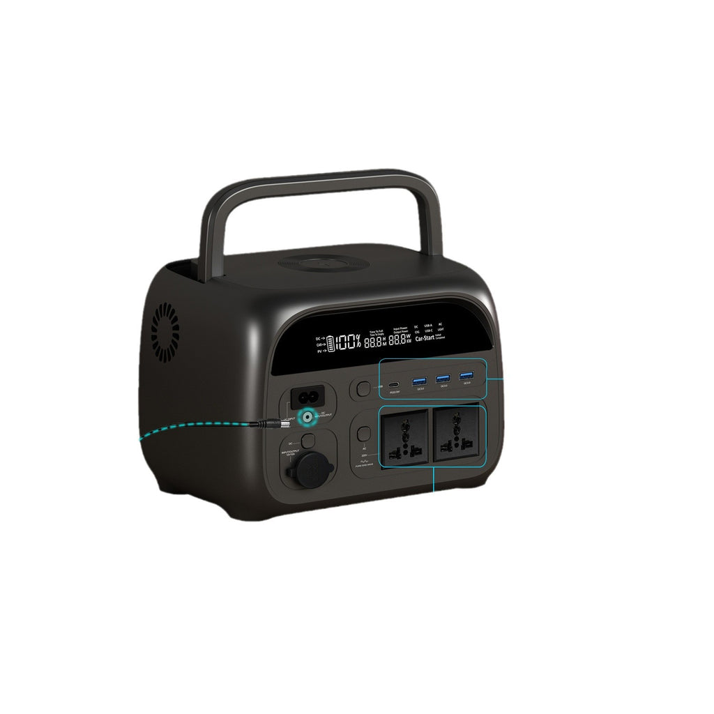 400W Outdoor Energy Storage Power Supply Self-driving Travel Lithium Iron Phosphate Large Capacity Emergency Battery