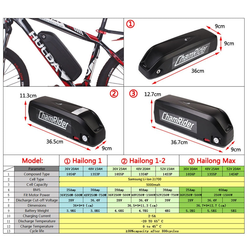 Electric Bicycle Lithium Battery Pack
