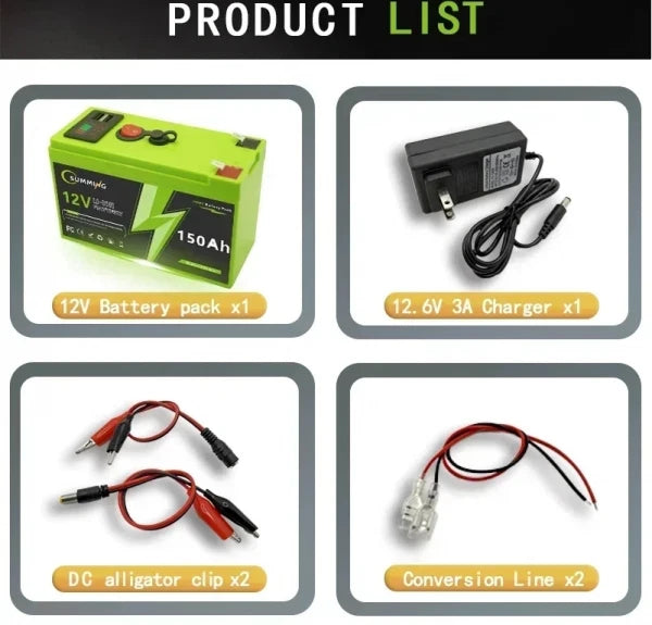 Portable Rechargeable Battery Belt USB Display Port Multipurpose Backup Power Supply