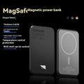 Magnetic Wireless Digital Display Aluminum Alloy Fast Charging Mobile Power Supply