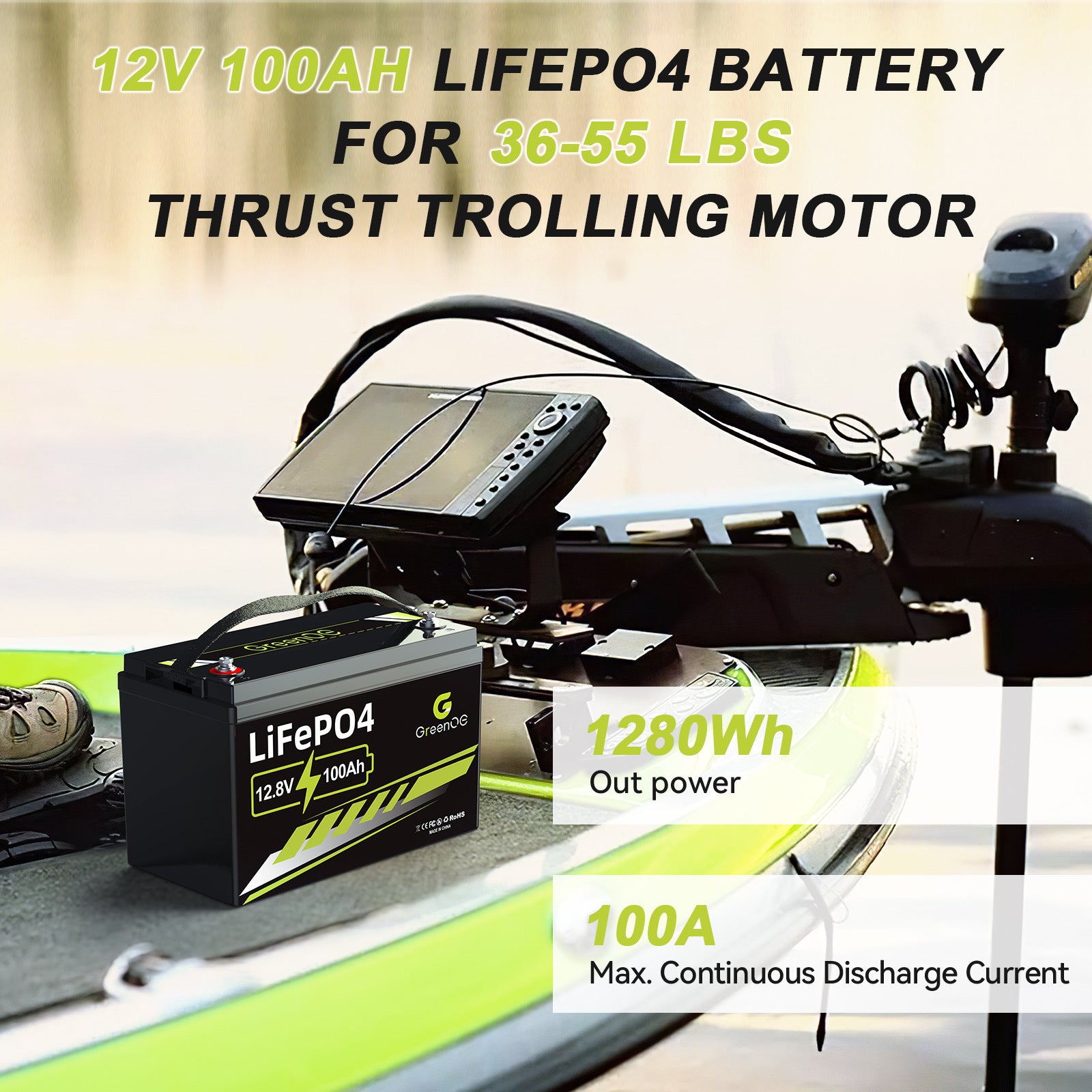12V100AVHigh-power Large Household Battery