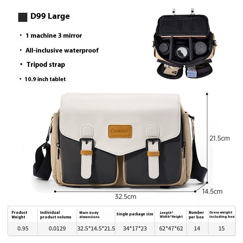 Japanese One Shoulder Camera Bag Multi-functional Leisure