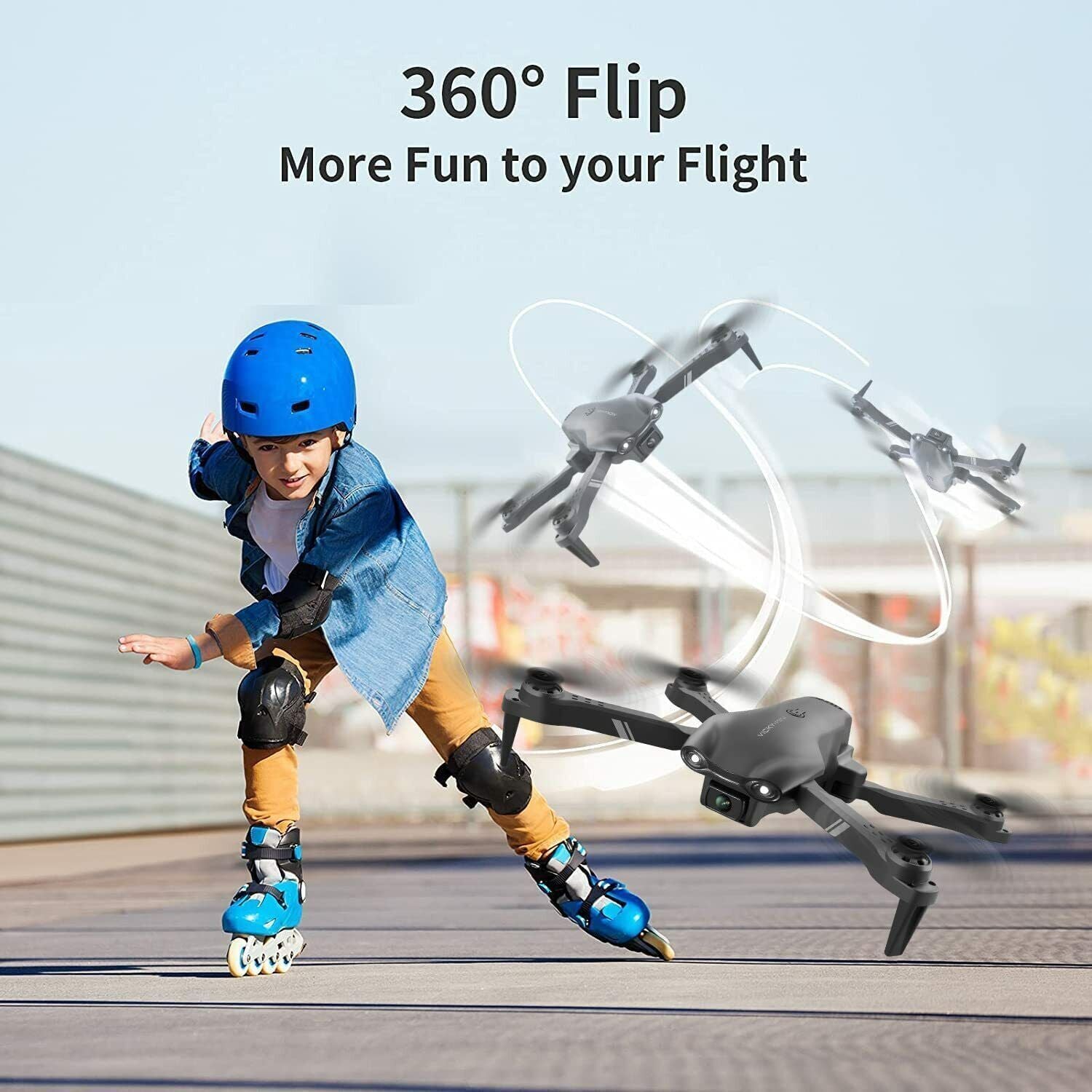 4DRC V13 RC Drone 6K HD Dual Camera WiFi FPV Foldable Quadcopter Camera Drone ,2 Battery.Logistics Is Randomly Sent By UPS,USPS,FEDEX