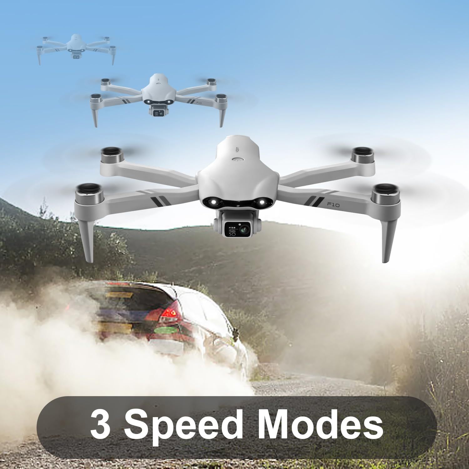 4DRC F10 Foldable Drone With Camera WIFI FPV For Adults,1080P HD FPV Live Video RC Quadcopter,Logistics Is Randomly Sent By UPS,USPS