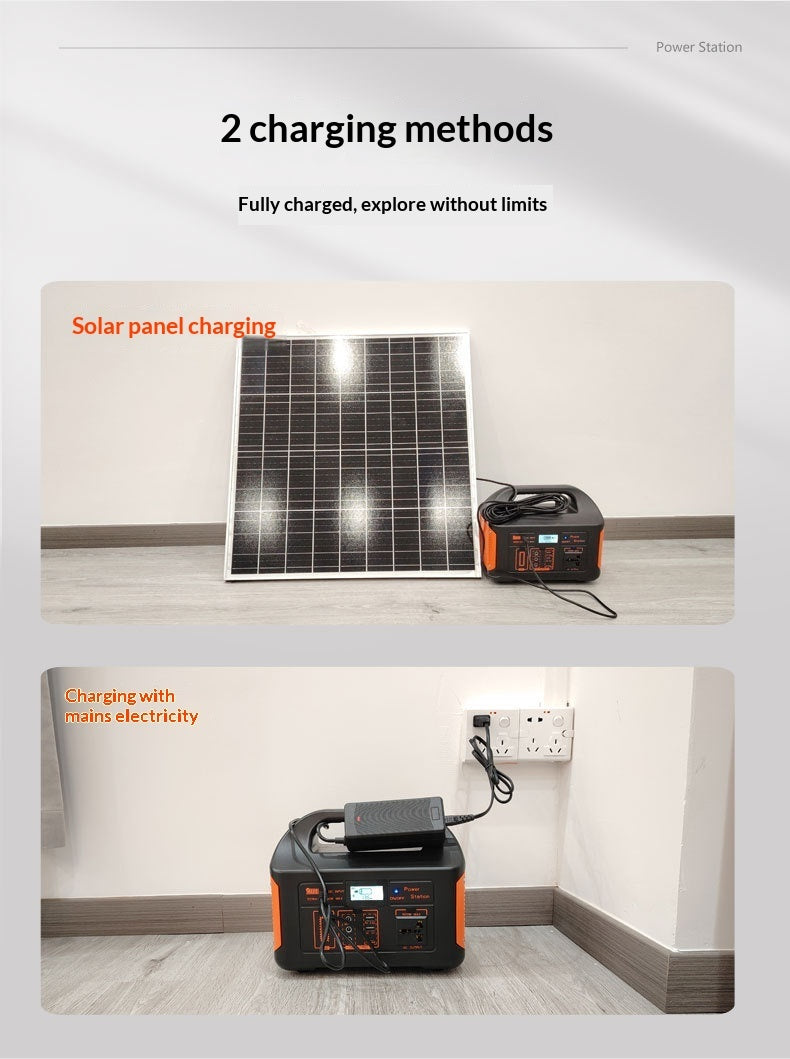500W Night Market Stall Emergency Power Storage Outdoor Portable Power Station