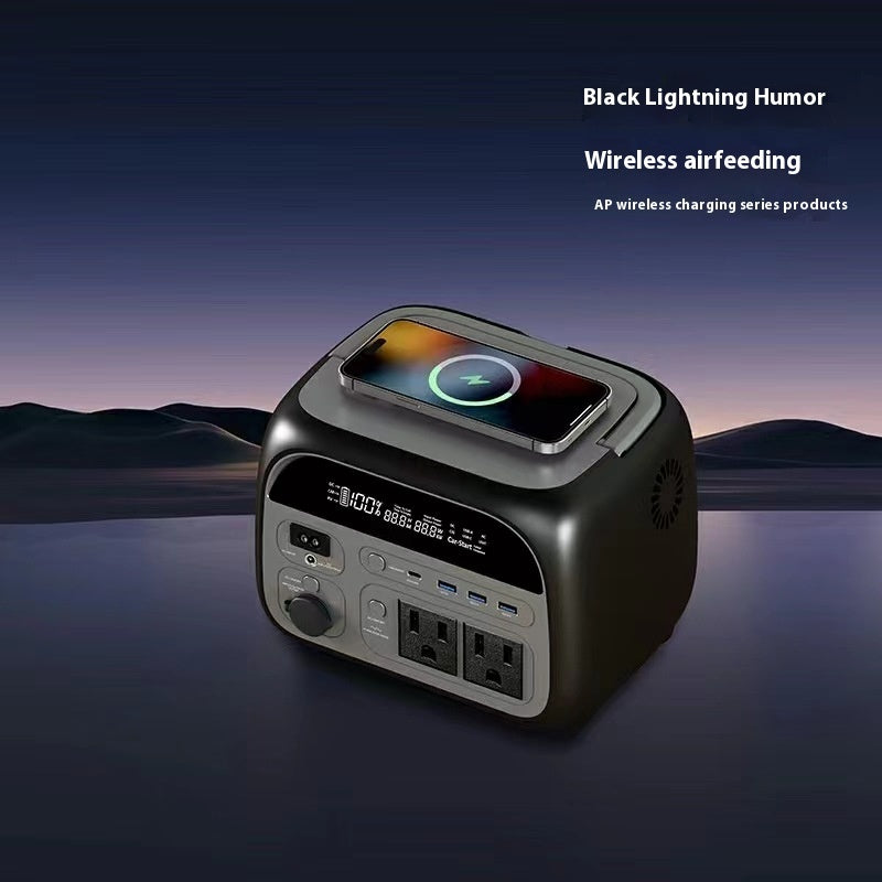 400W Outdoor Energy Storage Power Supply Self-driving Travel Lithium Iron Phosphate Large Capacity Emergency Battery