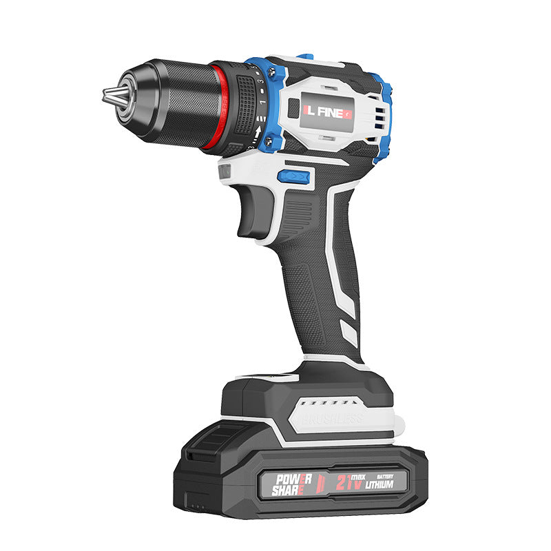 Brushless Electric Hand Drill Lithium Electric Drill Multifunctional Electric Screwdriver Electric Drill Set 21 V18v
