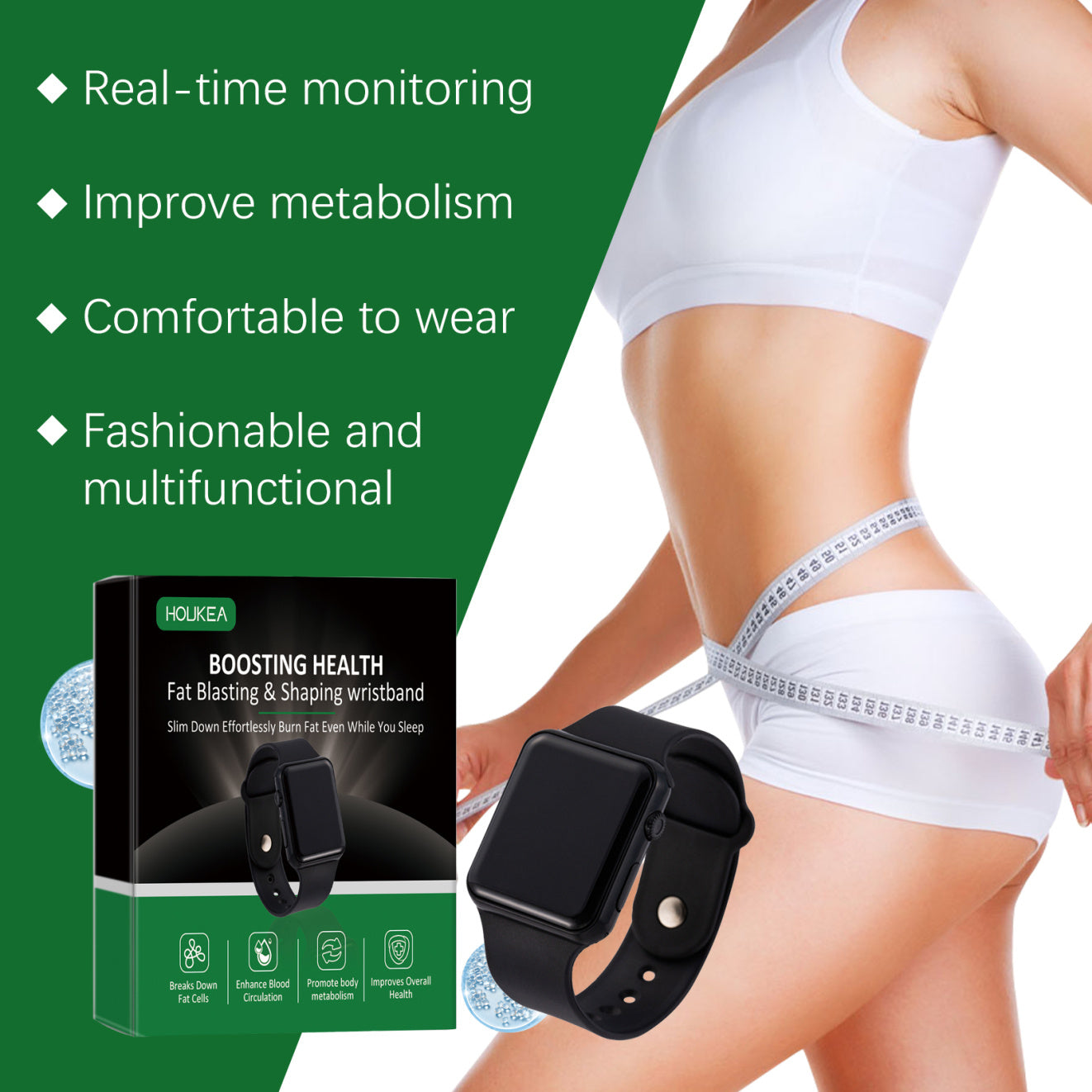 Houkea Sports Watch Daily Time Management, Sports Lightness, Beautiful Posture, Lazy Sports Watch