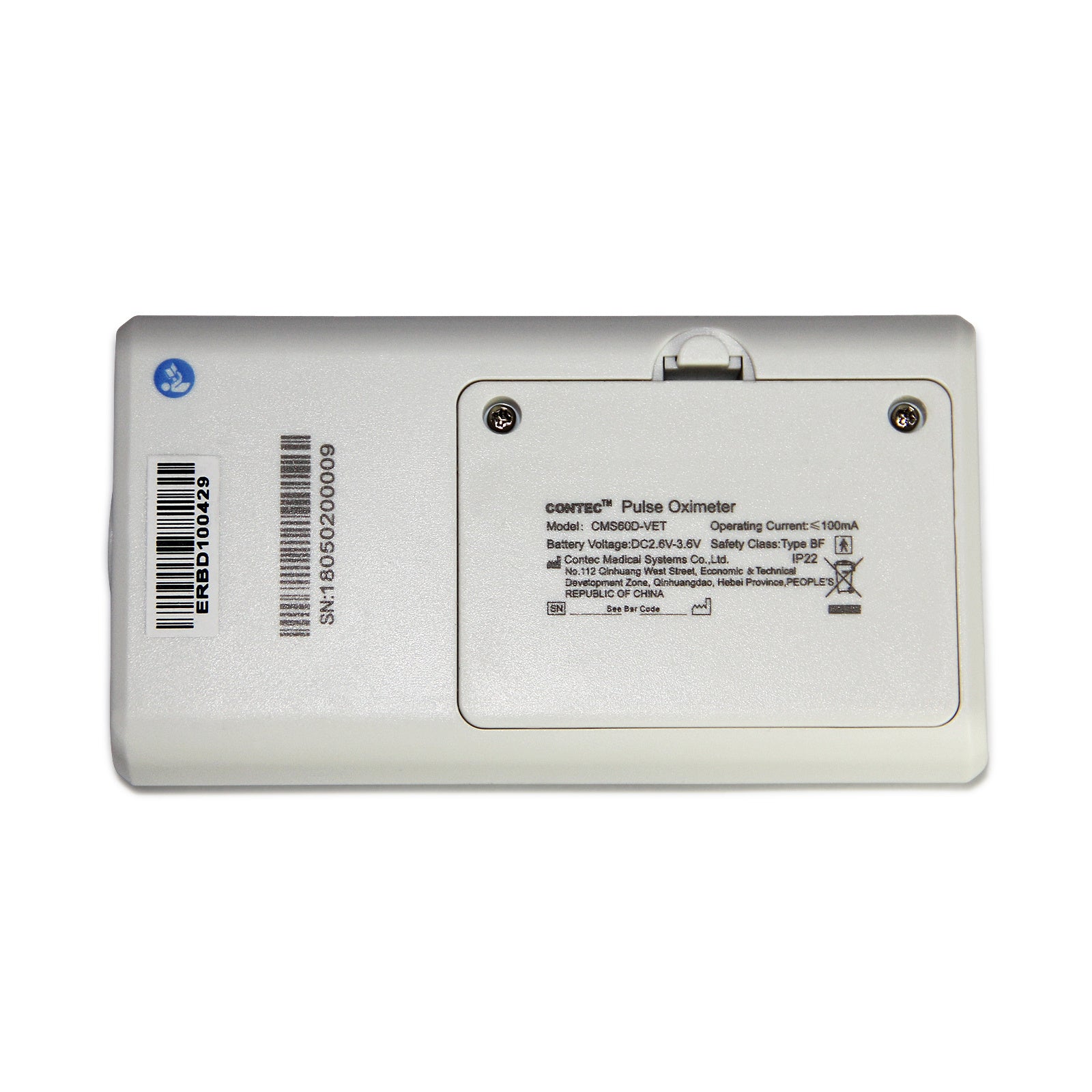 Veterinary Pulse Oximeter Handheld Vet SPO2 Pulse Rate Monitor PC Software CMS60D