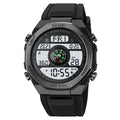 Electronic Watch Men's Compass Student Outdoor Sports Trend Luminous Alarm Clock