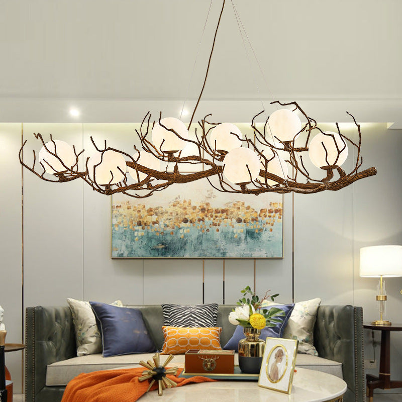 Creative Personality Clothing Store Tea Art Window Chandelier